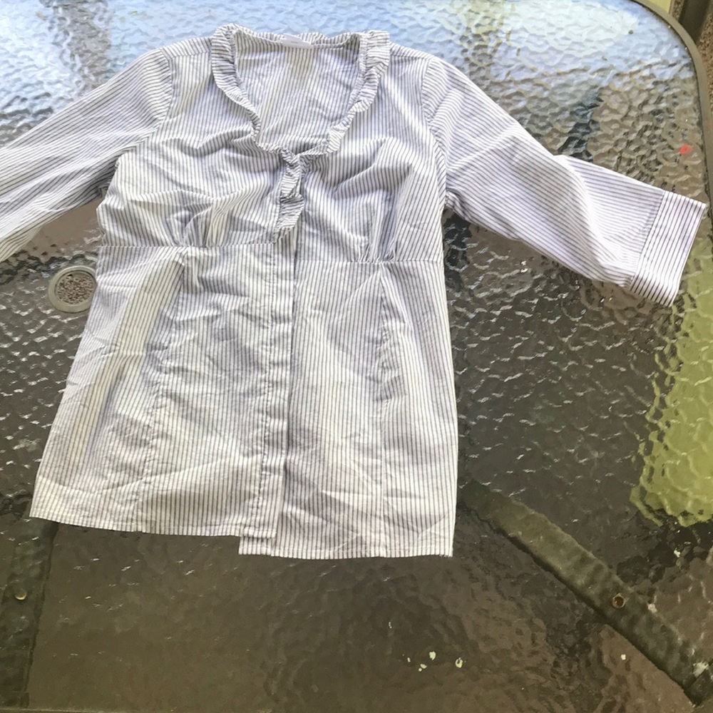 Maternity striped blouse
